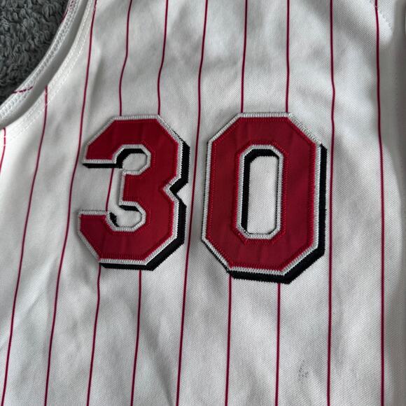 Vintage 2000 Authentic Russell Ken Griffey Jr MLB Cincinnati Reds Jersey Mens 48 - Picture 5 of 12